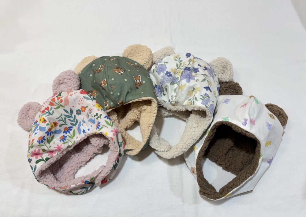 寶寶飛行帽｜熊耳造型