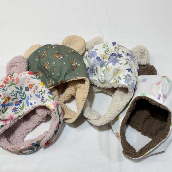 寶寶飛行帽｜熊耳造型