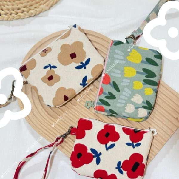 春日花語｜手提拉鍊小包